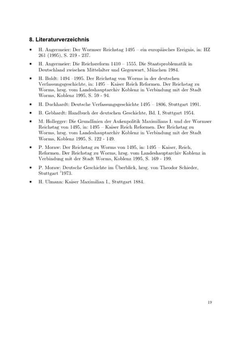 Das Literaturverzeichnis I Wissenschaftliches Arbeitenorg